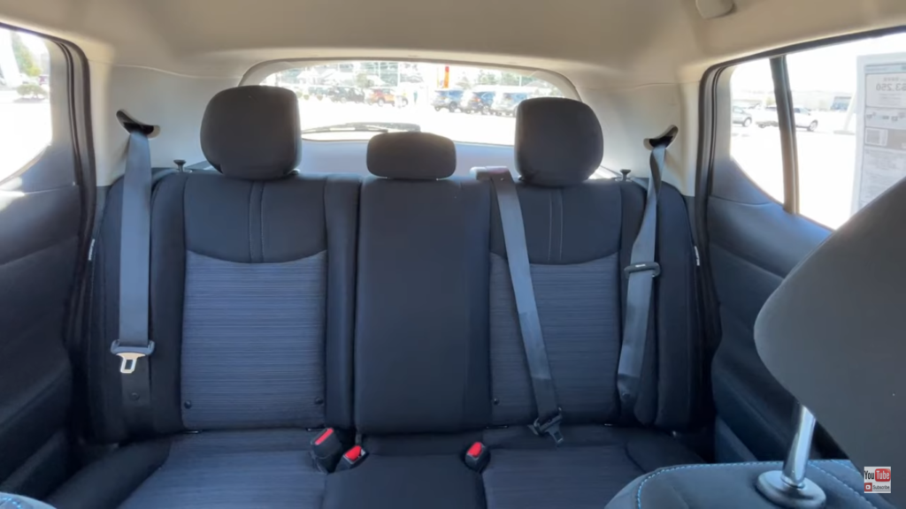 Nissan Leaf Back seating