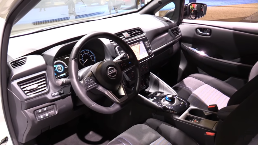 Nissan Leaf cabin interior